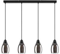 Rabalux Ilmari lampada sospesa 4x15 W nero-fumé 72184
