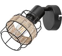 Rabalux Indiana lampada da parete 1x25 W nero 5281