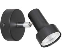 Rabalux Konrad lampada da parete 1x50 W nero 5322