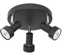 Rabalux Konrad lampada da soffitto 3x50 W nero 5324