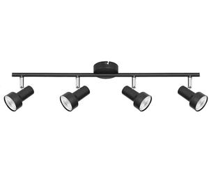 Rabalux Konrad lampada da soffitto 4x50 W nero 5325