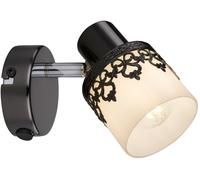 Rabalux Lacey lampada da parete 1x40 W bianco-nero 5341