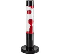 Rabalux Lavastic lampada da tavolo 1x25 W nero-trasparente-rosso 76028