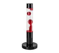 Rabalux Lavastic lampada da tavolo 1x25 W nero-trasparente-rosso 76028