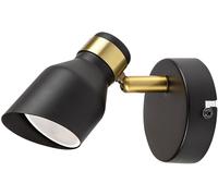 Rabalux Lilou lampada da parete 1x25 W nero-oro 73047