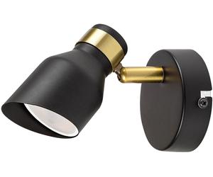 Rabalux Lilou lampada da parete 1x25 W nero-oro 73047