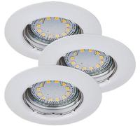 Rabalux Lite lampada da incasso 3x3 W acciaio 1046