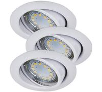 Rabalux Lite lampada da incasso 3x3 W bianco 1049