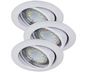 Rabalux Lite lampada da incasso 3x3 W bianco 1049