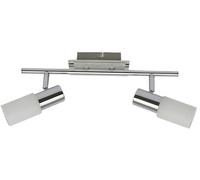 Rabalux Logan lampada da soffitto 2x40 W bianco-cromo 6097