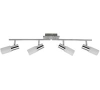 Rabalux Logan lampada da soffitto 4x40 W bianco-cromo 6099
