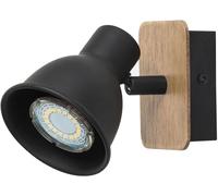 Rabalux Mac lampada da parete 1x15 W nero 5902