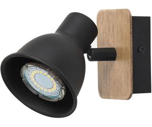 Rabalux Mac lampada da parete 1x15 W nero 5902