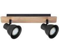 Rabalux Mac lampada da soffitto 2x15 W nero 5903