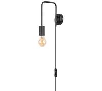 Rabalux Manzur lampada da parete 1x40 W nero 71022