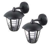 Rabalux Marseille Applique da Esterno Nera E27 IP44 Set 2