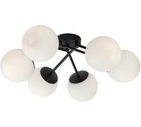 Rabalux Meduza lampada da soffitto 6x20 W bianco-nero 71294
