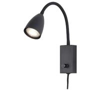 Rabalux Mika lampada da parete 1x25 W nero 6719