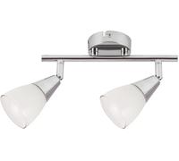 Rabalux Nicolette lampada da soffitto 2x40 W bianco-cromo 6768