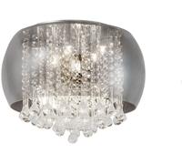 Rabalux Ninelle lampada da soffitto 6x40 W cromo-fumé 3598