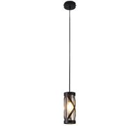 Rabalux Oberon lampada sospesa 1x40 W marrone-ambra 5338