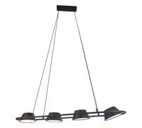 Rabalux Odiss lampada sospesa 4x36 W nero 72218