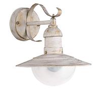 Rabalux Oslo - Lampada a sospensione da esterno, Metallo Plastica, bianco anticato, E27 60 wattsW, elettrico