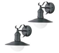 Rabalux Oslo Lampada da Parete Esterni Verde IP44 E27 2 pezzi