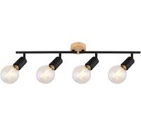 Rabalux Pablo lampada da soffitto 4x40 W nero 3979