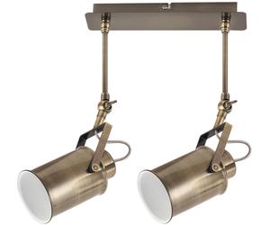 Rabalux Peter lampada da soffitto 2x60 W marrone 5982
