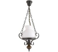 Rabalux Petronel lampada sospesa 1x60 W nero 7076