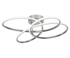 Rabalux Piero lampada da soffitto 1x30 W bianco-cromo 6955