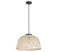 Rabalux Rattan lampada sospesa 1x25 W nero- rattan 72025