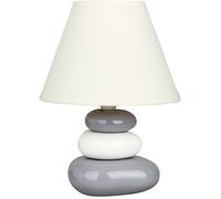Rabalux Salem lampada da tavolo 1x40 W bianco-argento 4948
