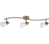 Rabalux Soma lampada da soffitto 3x40 W bianco-marrone 6308