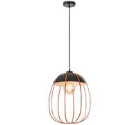Rabalux Svens lampada sospesa 1x60 W nero-arancione 72034