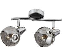 Rabalux Tamara lampada da soffitto 2x40 W cromo-fumé 5347