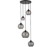 Rabalux Tanesha lampada sospesa 5x40 W nero-fumé 6440