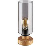 Rabalux Tanno lampada da tavolo 1x25 W fumé-legno 74120