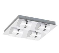 Rabalux Tony lampada da soffitto 4x5 W bianco-cromo 5492