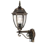 Rabalux Toronto lampada da parete per esterni 1x60 W trasparente-oro 8380