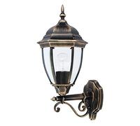 rabalux Toronto - Lampada da parete per esterni in metallo, E27, 100 W, oro antico, 27 x 20,5 x 49 cm