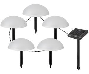 Rabalux Treppio lampada da terra da giardino 5x1 W bianko-nero 77008