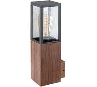 Rabalux Wales lampada da parete per esterni 1x60 W trasparente-legno 7195