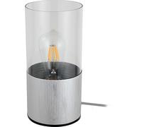 Rabalux Zelkova lampada da tavolo 1x40 W trasparente-alluminio 3153