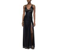 Rabanne - Abito Lungo Maxi con Scollo a Cascata - - Dresses - Donna - Nero - S