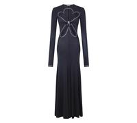 Rabanne - Abito Lungo Second-skin in Jersey - - Dresses - Donna - Nero - M