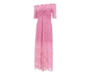Rabanne - Abito Maxi in Pizzo - - Dresses - Donna - Rosa - S