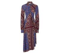Rabanne - Abito Midi Drappeggiato in Jersey Stampato - - Dresses - Donna - Multicolore - M