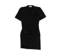 Rabanne - Asymmetric Draped Dress - - Dresses - Donna - Nero - XS